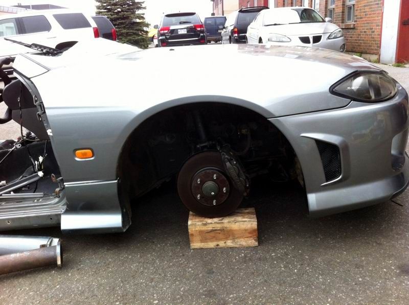 Nissan 240sx s15 front clip #7