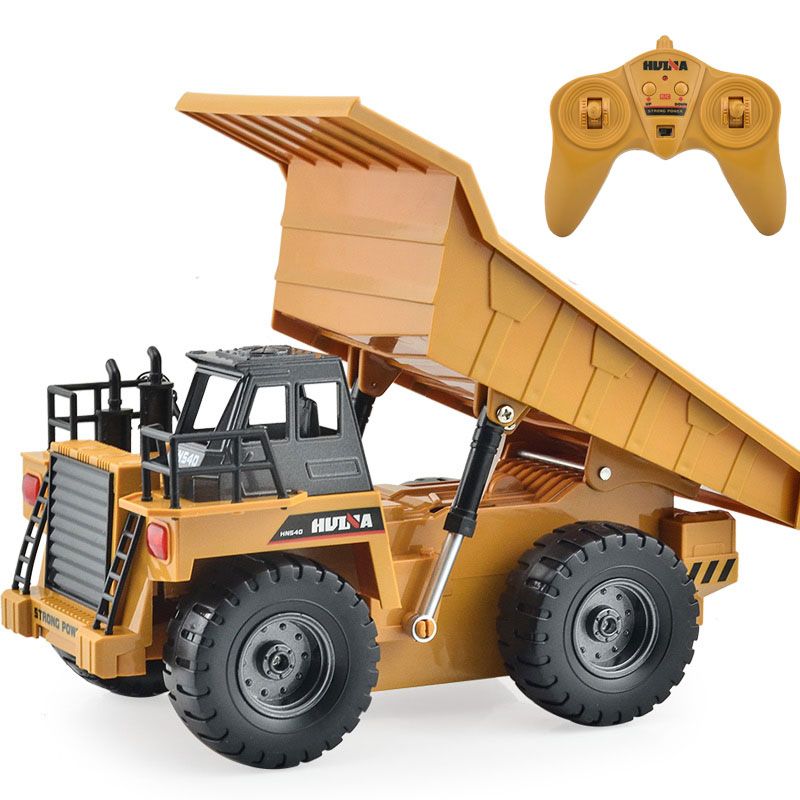 2.4G RC Truck Alloy 6 Channel Remote Control Multifunction Mine Dump Truck
