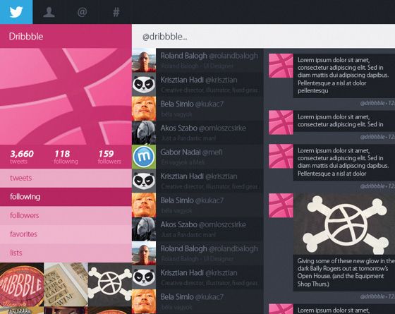 Interface attracted impressive Twitter