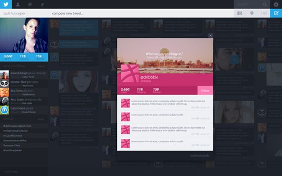 Interface attracted impressive Twitter