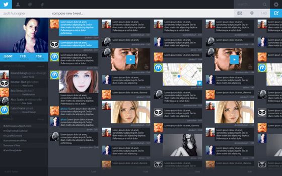 Interface attracted impressive Twitter