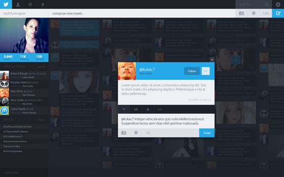 Interface attracted impressive Twitter