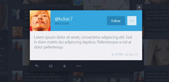 Interface attracted impressive Twitter