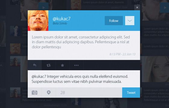 Interface attracted impressive Twitter