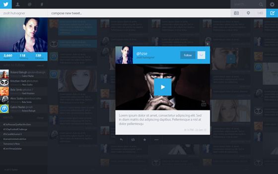 Interface attracted impressive Twitter