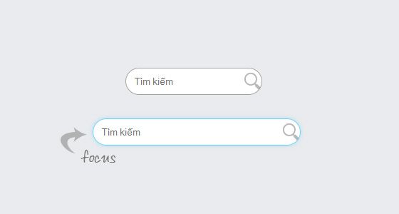 Tạo form tìm kiếm dạng Expandable Search