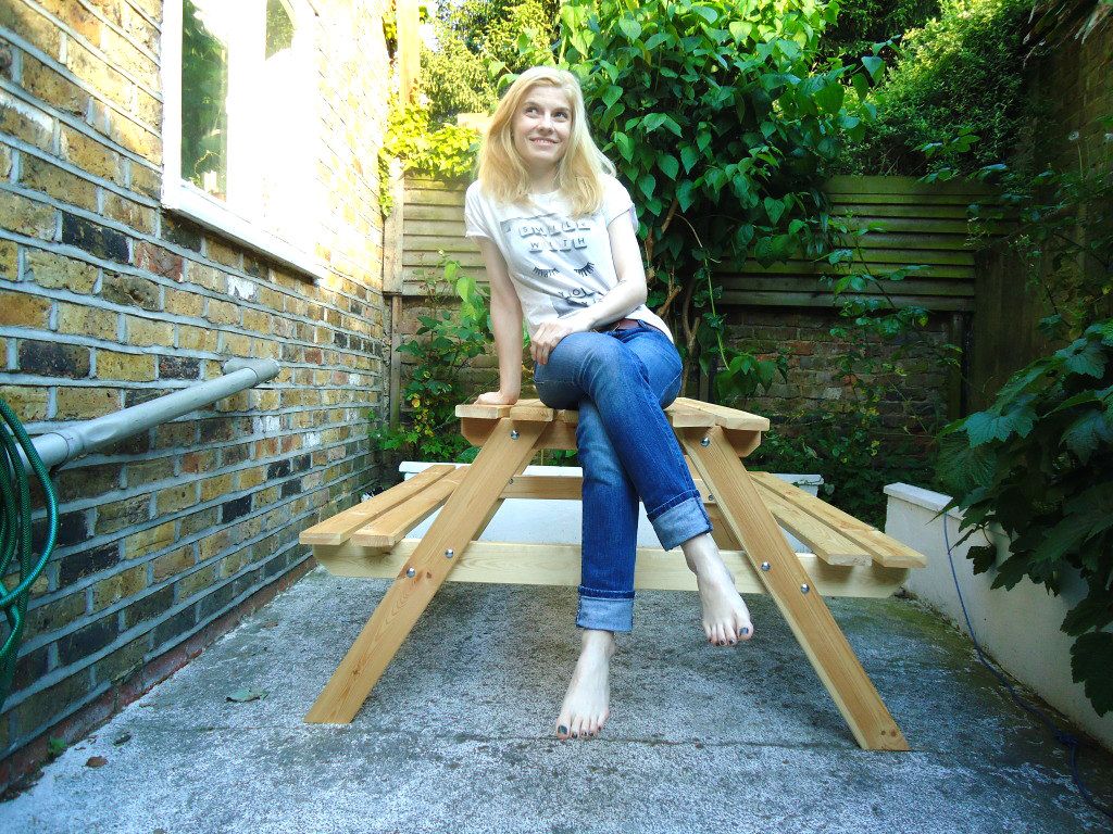 argos garden table
