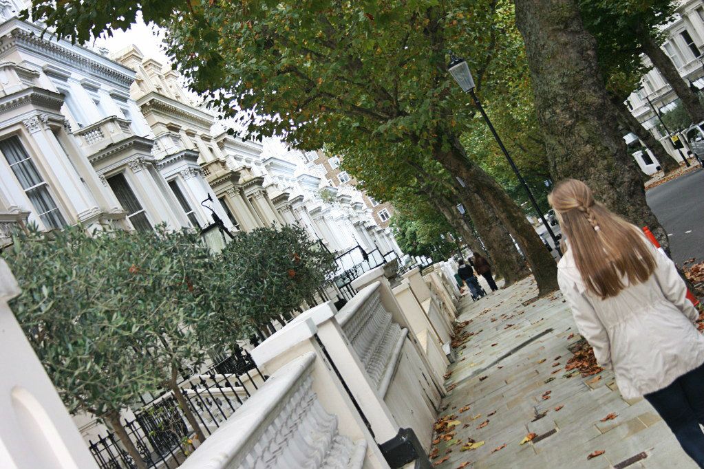 walking around west london