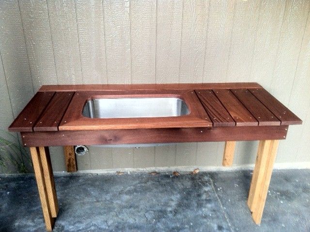 Outdoor Sink Project Www Ifish Net