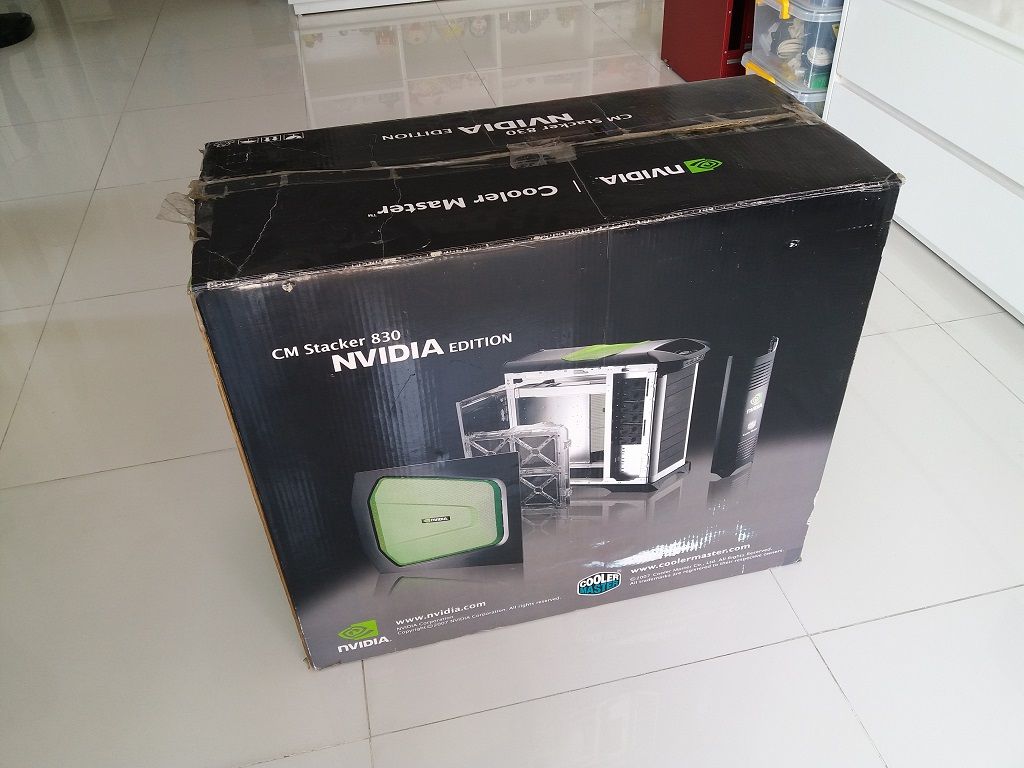 CoolerMaster Stacker 830 Nvidia Edition - fullbox, full nhôm, likenew