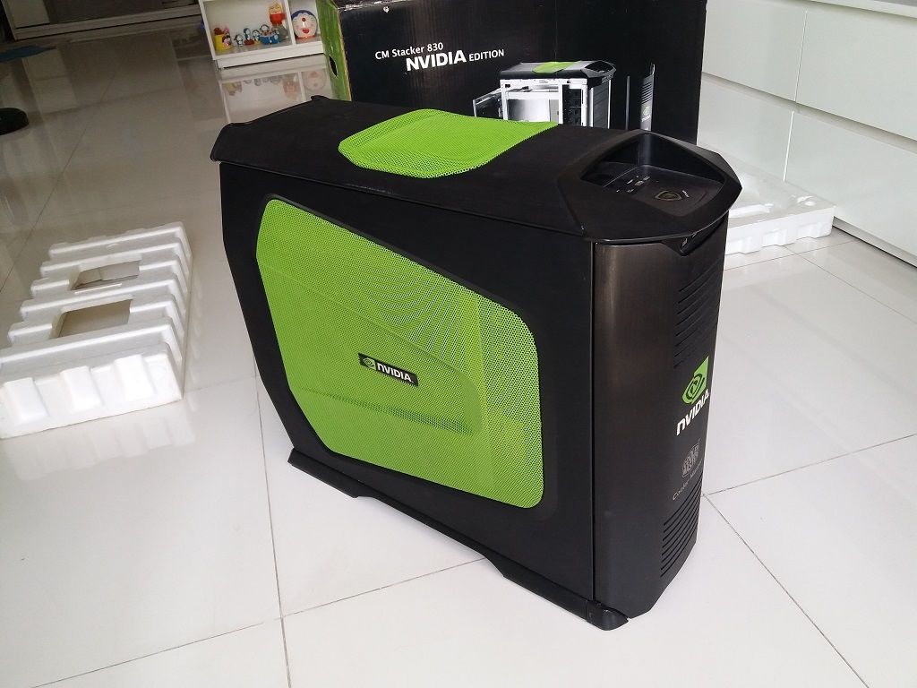 CoolerMaster Stacker 830 Nvidia Edition - fullbox, full nhôm, likenew - 1