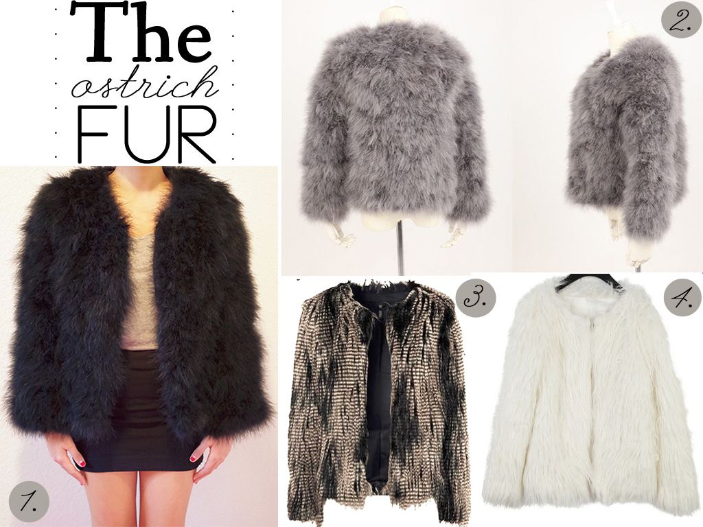strudsefjersjakke, ebay, aliexpress, pellobello, ostrich feather jacket, ostrich fur, blog, modeblog, strudsefjer
