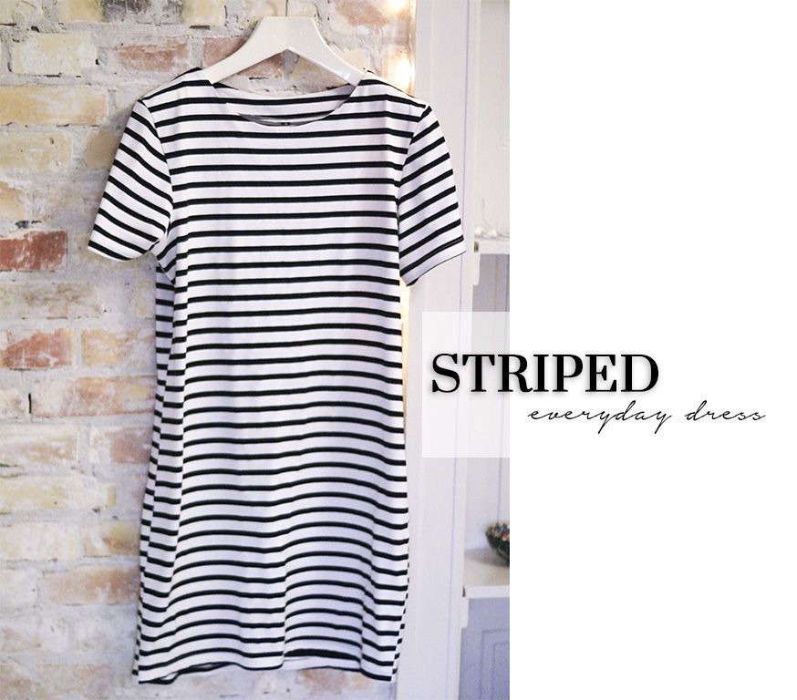 sheinside, dress, striped dress, everyday dress, kjole, hverdagskjole, stribet kjole, blog, modeblog, new in
