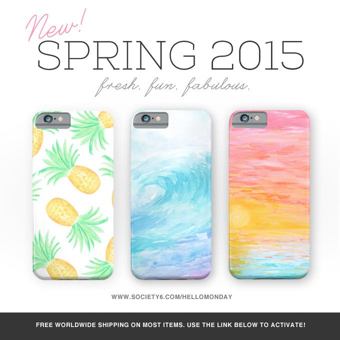 New items in the Hello Monday shop and free shipping!