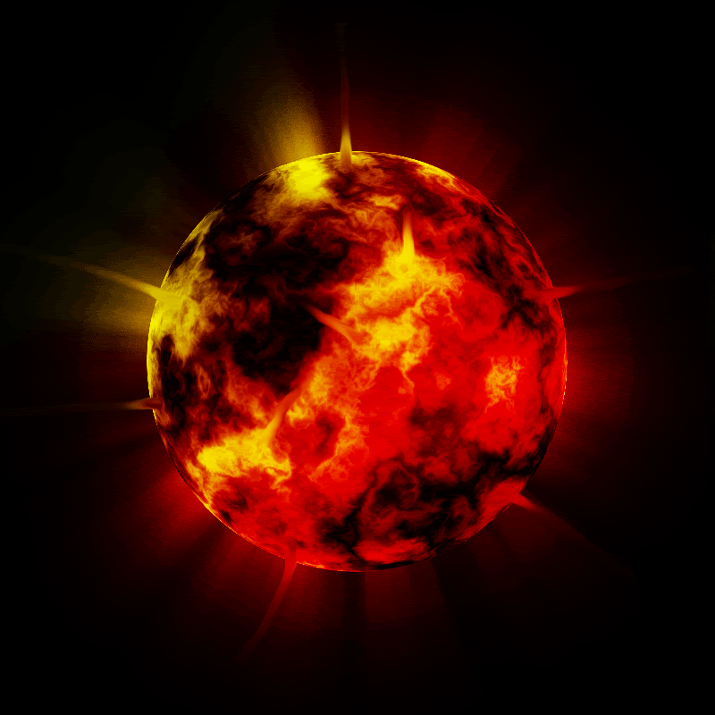 Fire planet